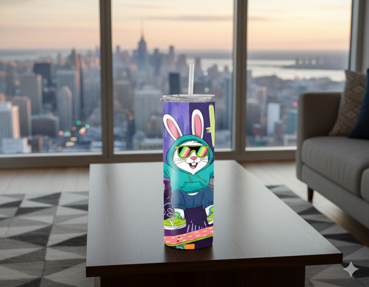 Radical Rabbit Skater | 20oz Skinny Tumbler