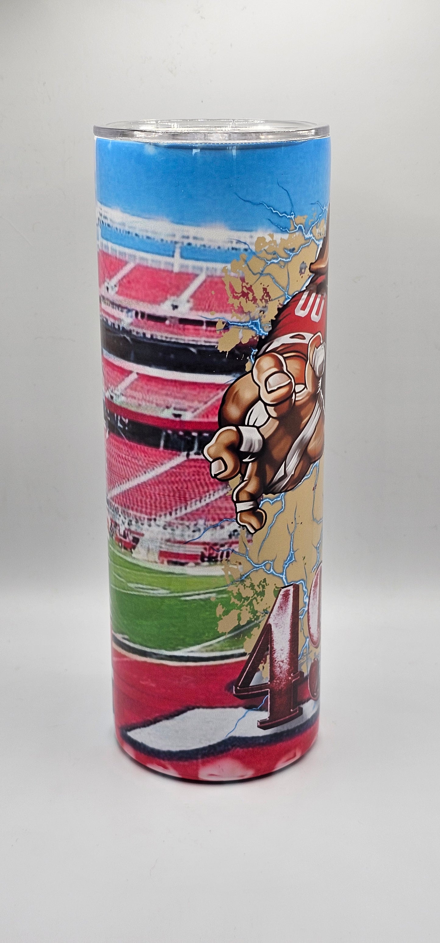 San Francisco 49ers Sourdough Sam Stadium 20oz Skinny Tumbler