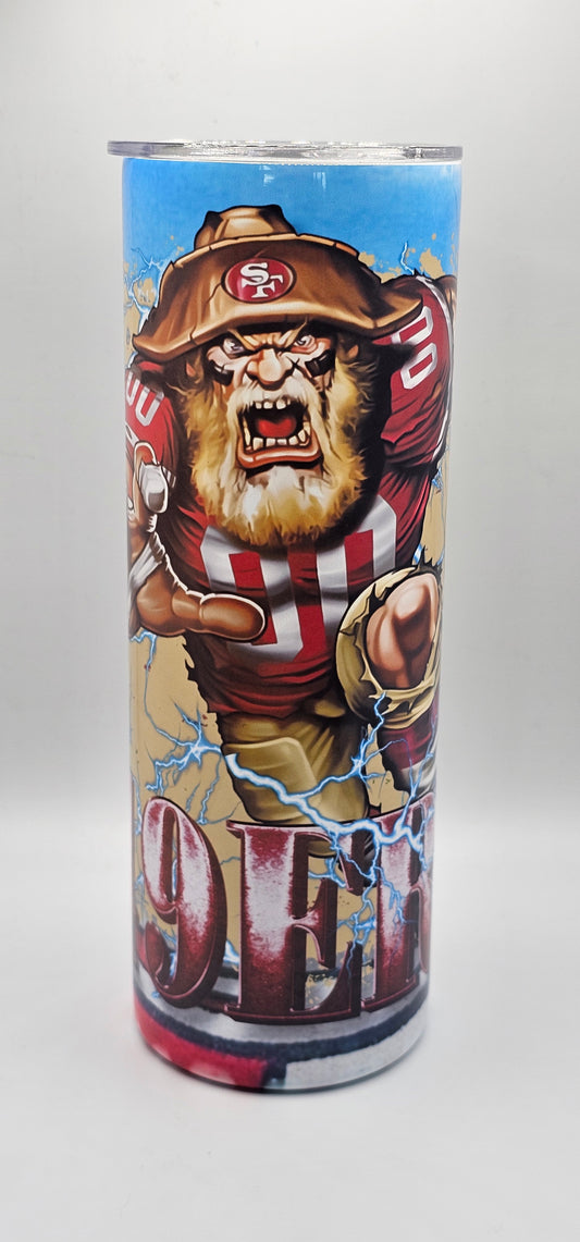 San Francisco 49ers Sourdough Sam Stadium 20oz Skinny Tumbler