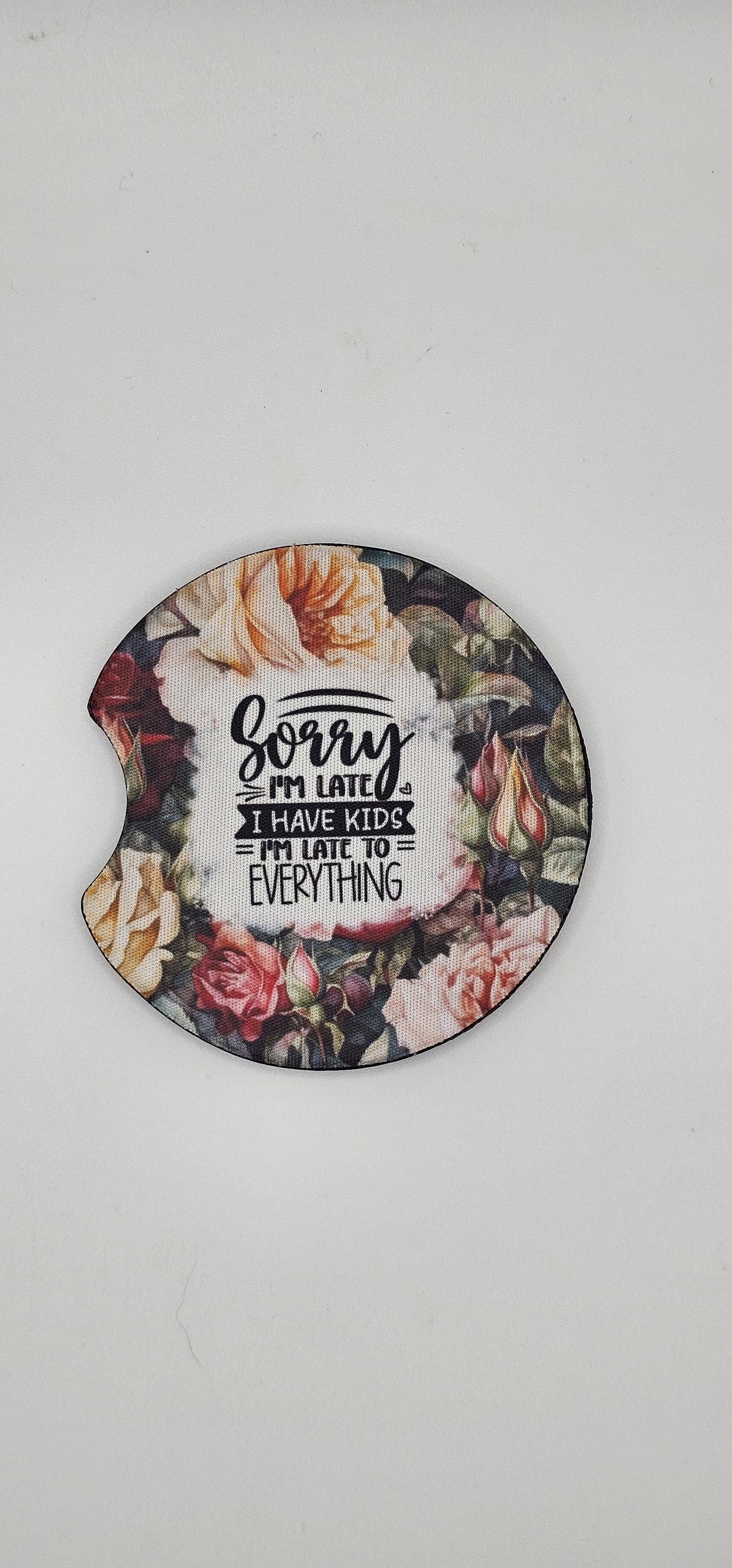 Full Time Mom AKA Chaos Coordinator Car Coaster Set