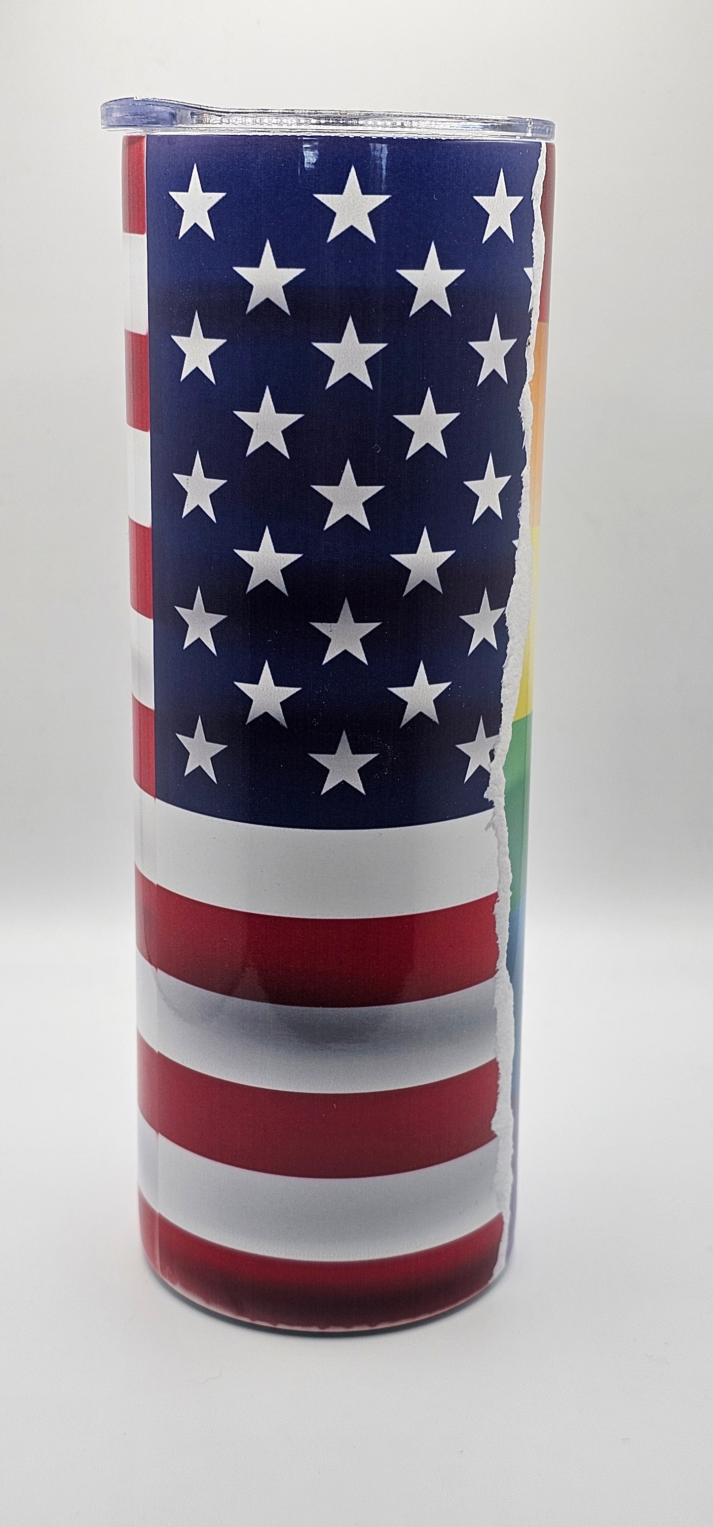 Patriotic Pride &amp; Equality 20oz Skinny Tumbler
