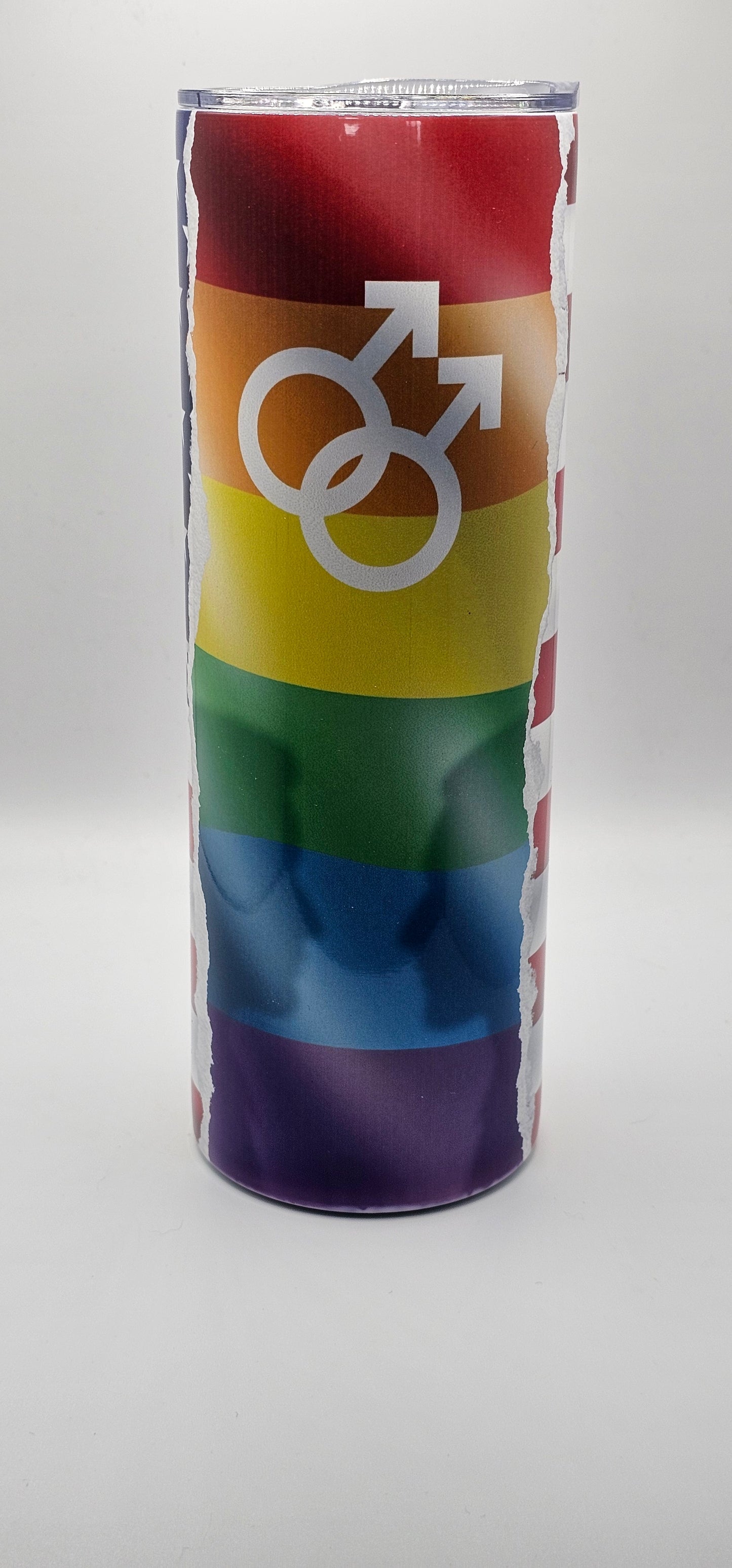 Patriotic Pride &amp; Equality 20oz Skinny Tumbler