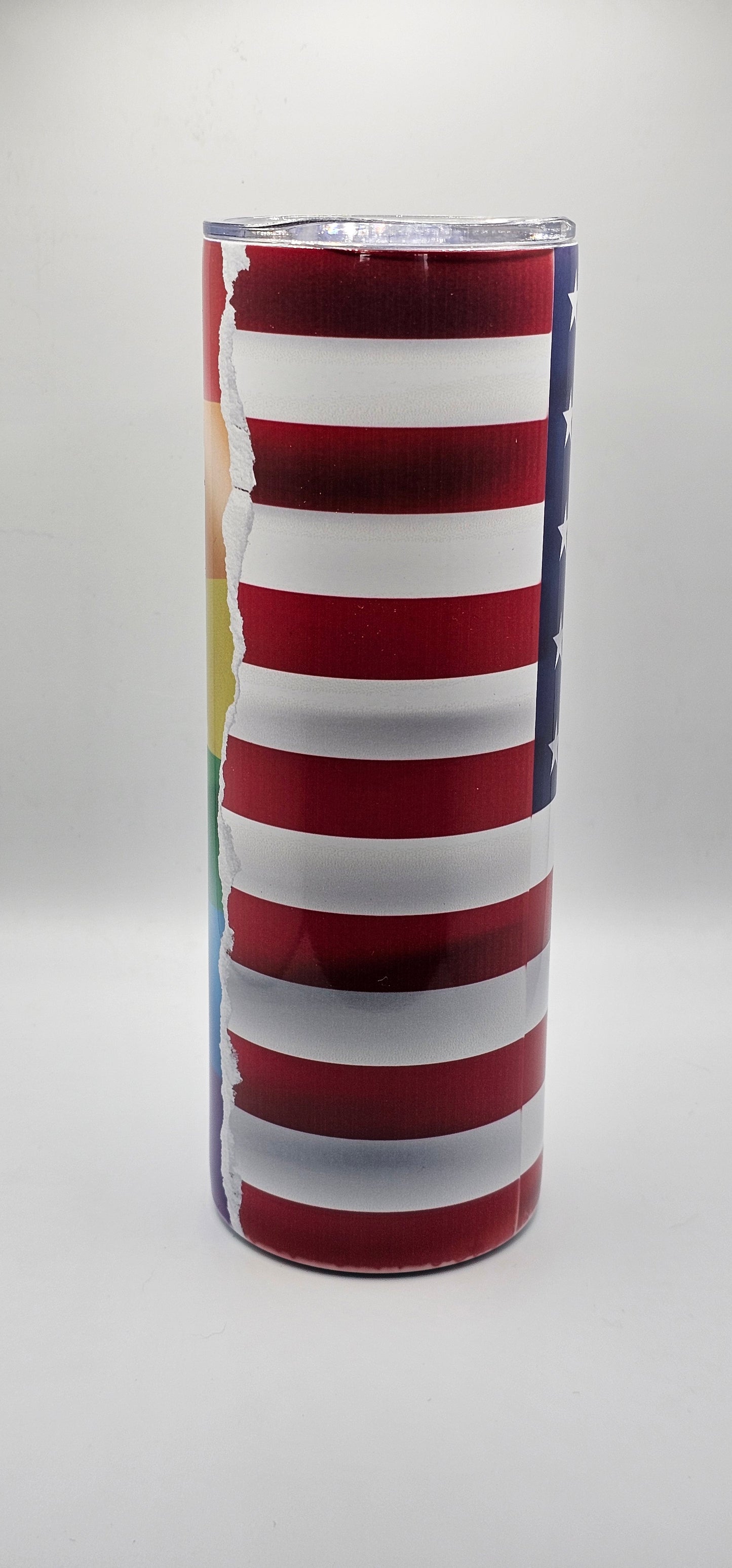 Patriotic Pride &amp; Equality 20oz Skinny Tumbler