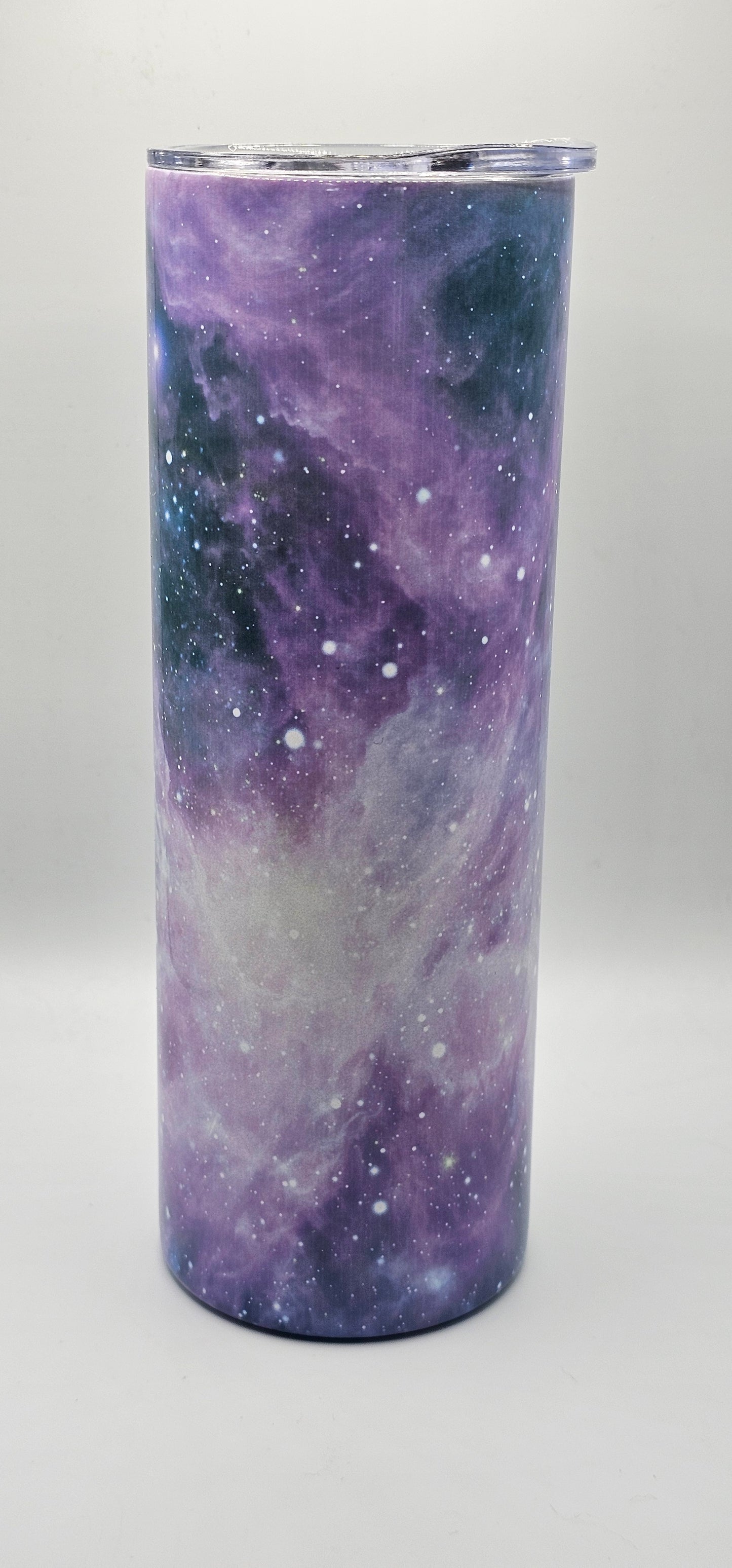 Celestial Nebula 20oz Skinny Tumbler – Deep Space Galaxy Wrap