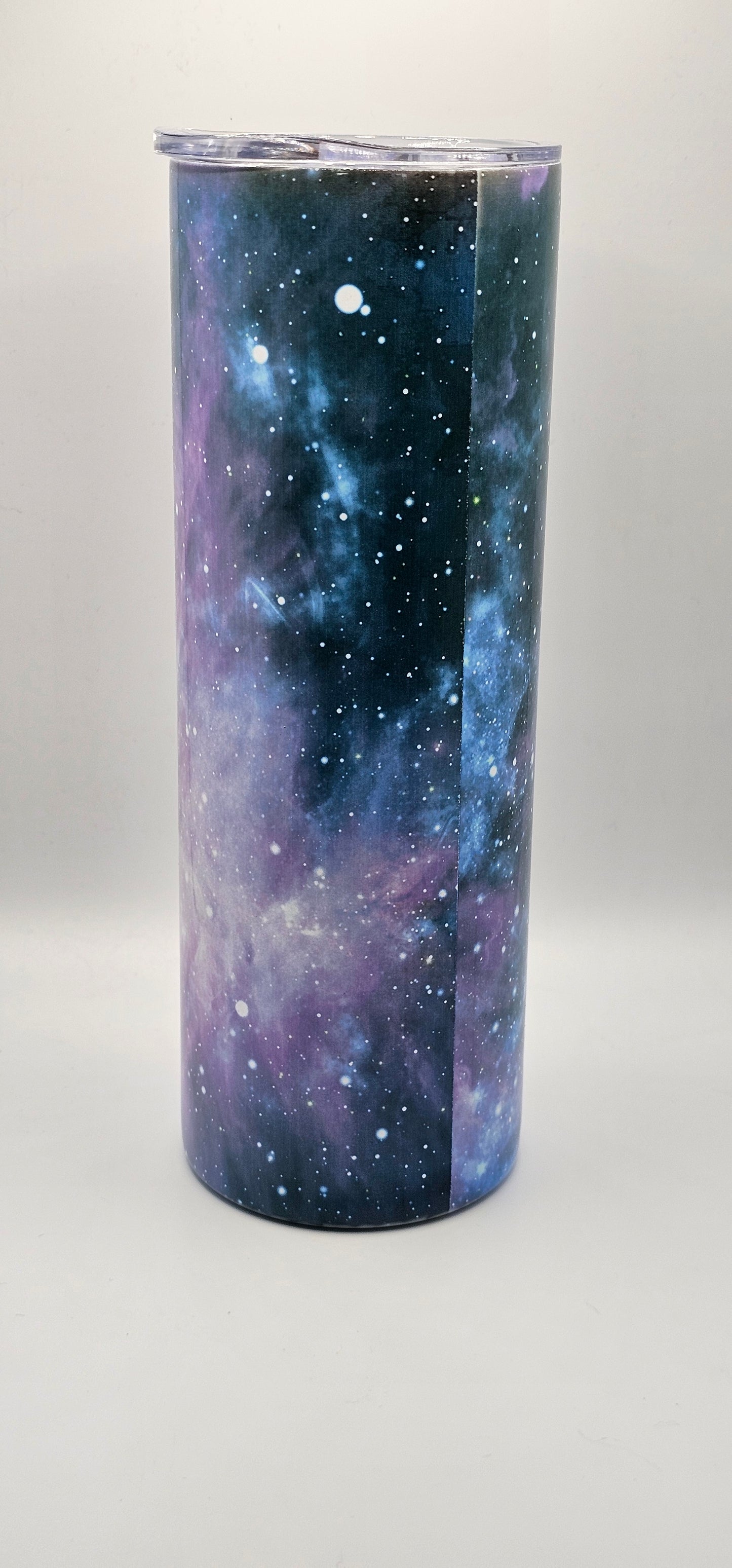 Celestial Nebula 20oz Skinny Tumbler – Deep Space Galaxy Wrap